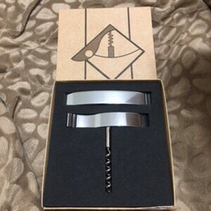 NEW Stainless Steel Cork Screw and Bottle Opener Set  Unique Design  GREAT GIFT